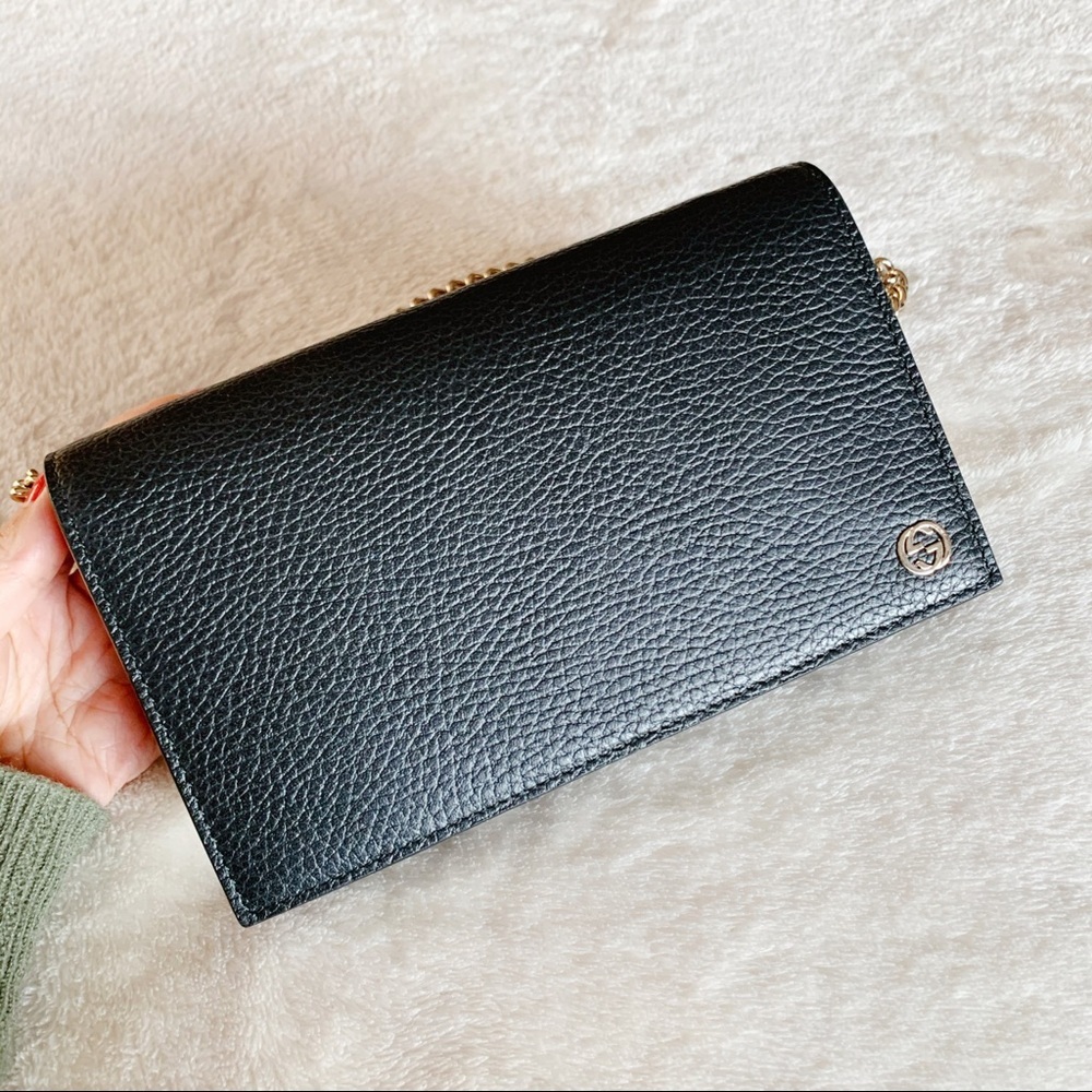 NWT Authentic Gucci Flap Clutch Wallet on Chain​ - Picture 2 of 9